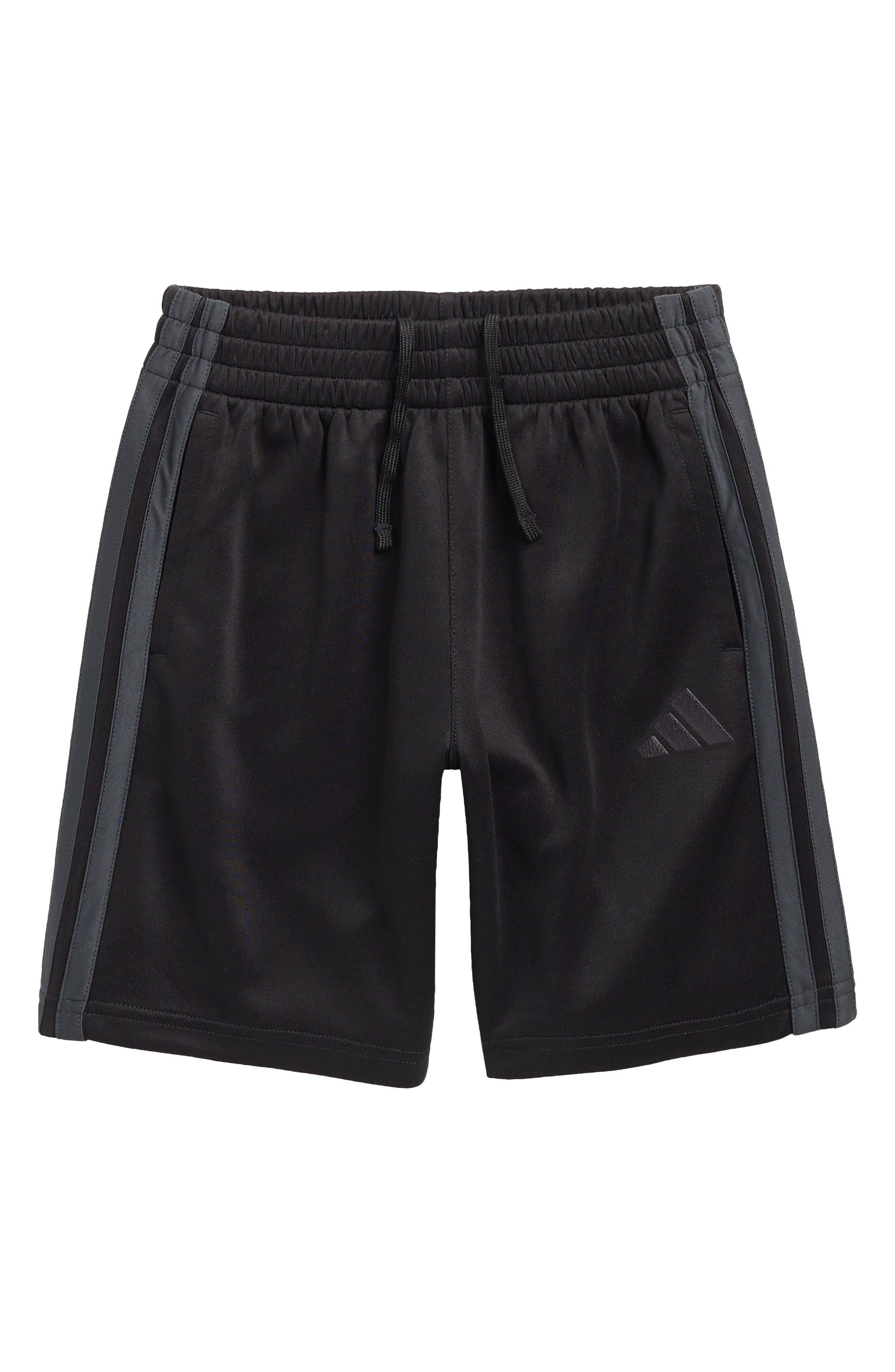 adidas Kids' 3-Stripe Double Knit Shorts