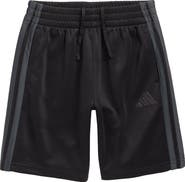 adidas Kids' 3-Stripe Double Knit Shorts