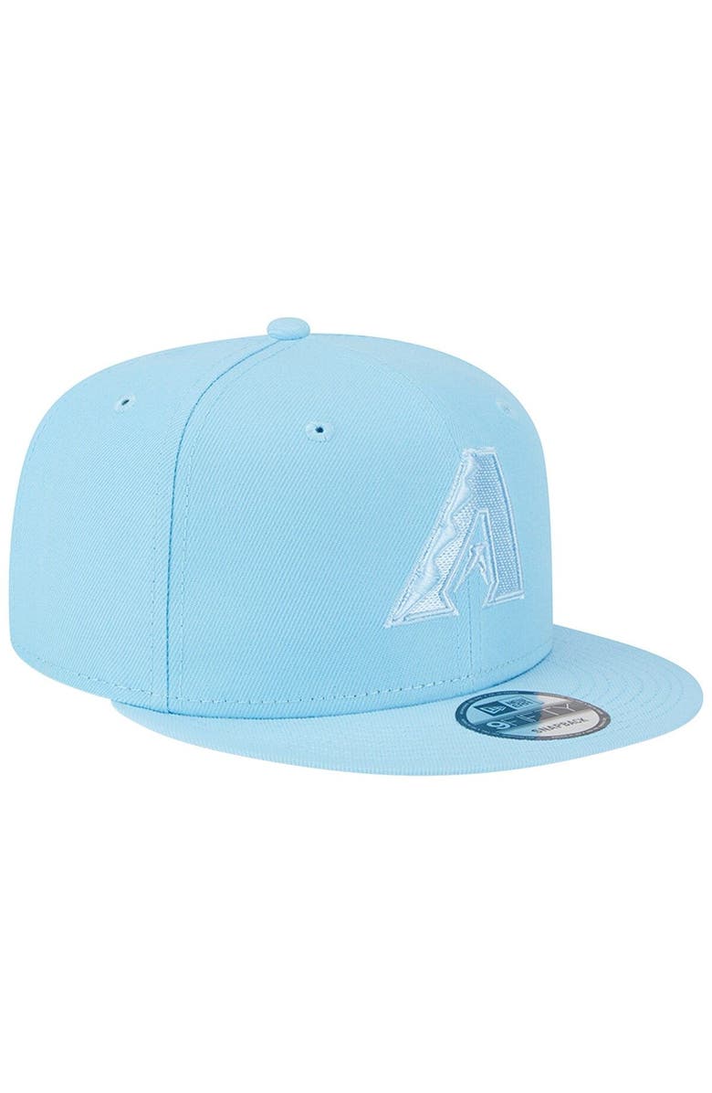 New Era Men's New Era Light Blue Arizona Diamondbacks Spring Color Basic 9FIFTY Snapback Hat, Alternate, color,