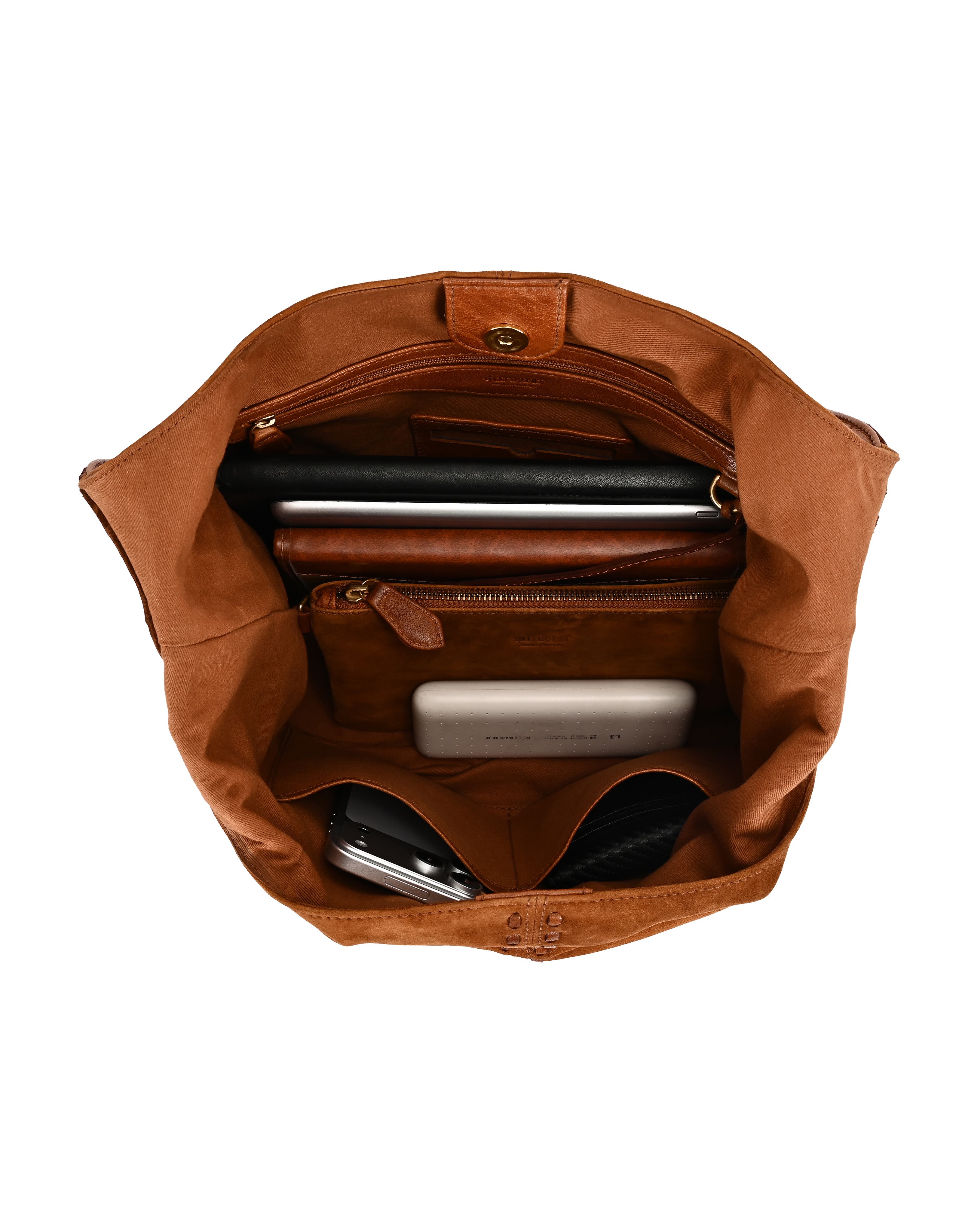 OLD TREND Hydrangea Medium Vintage Ombre Hobo Bag, Alternate, color, Cognac