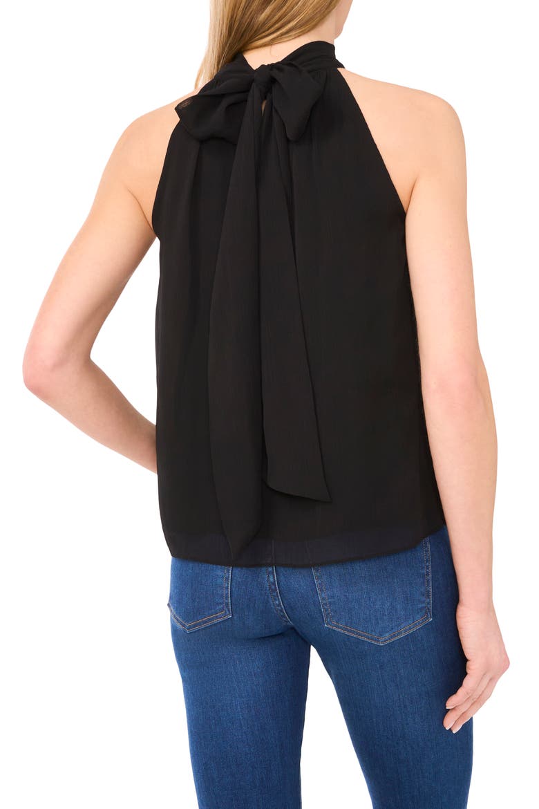 Halter Neck Yoryu Top, Alternate, color, RICH BLACK