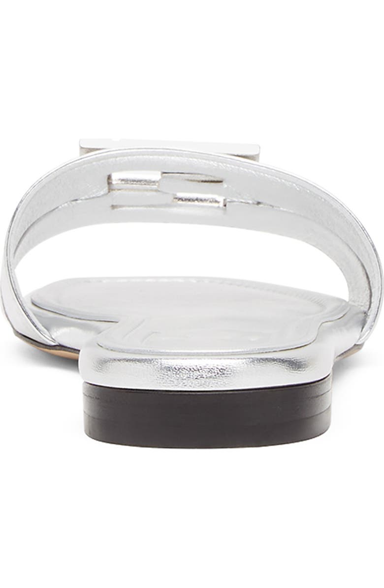 Fendi FFold Slide Sandal, Alternate, color, F0qw0 Argento