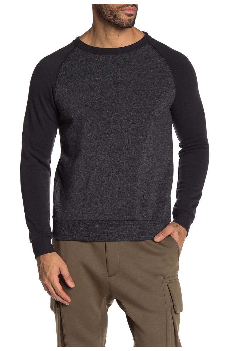 Alternative 
The Champ
 Trim Fit Colorblock Sweatshirt, Main, color, 