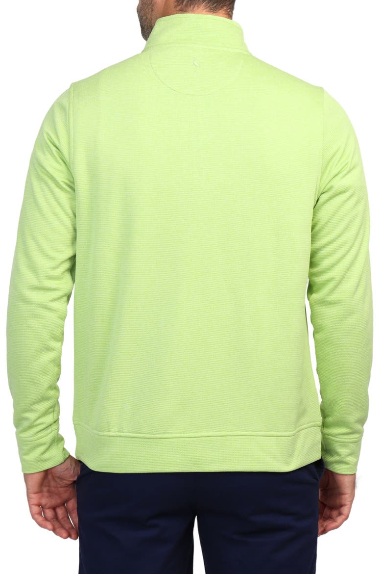 Luxe Performance Golf Fleece Quarter Zip Pullover, Alternate, color, AVOCADO