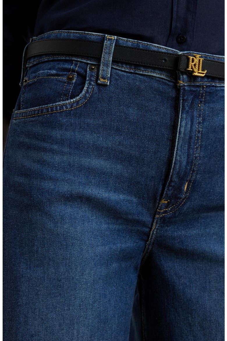 High Waist Crop Wide Leg Jeans, Alternate, color, MARINA WASH