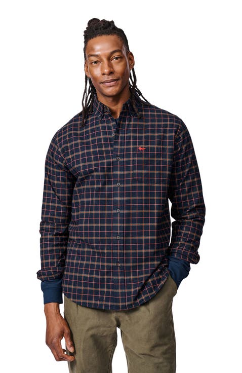 Merton Brushed Oxford Button Down Shirt