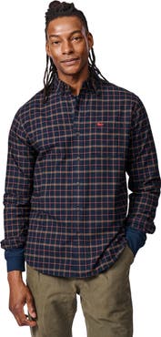 Aubin Merton Brushed Oxford Button Down Shirt