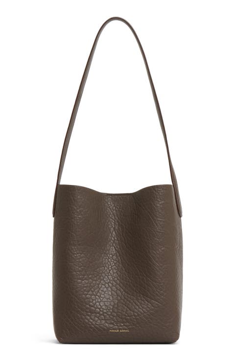 Small Everyday Cabas Leather Tote