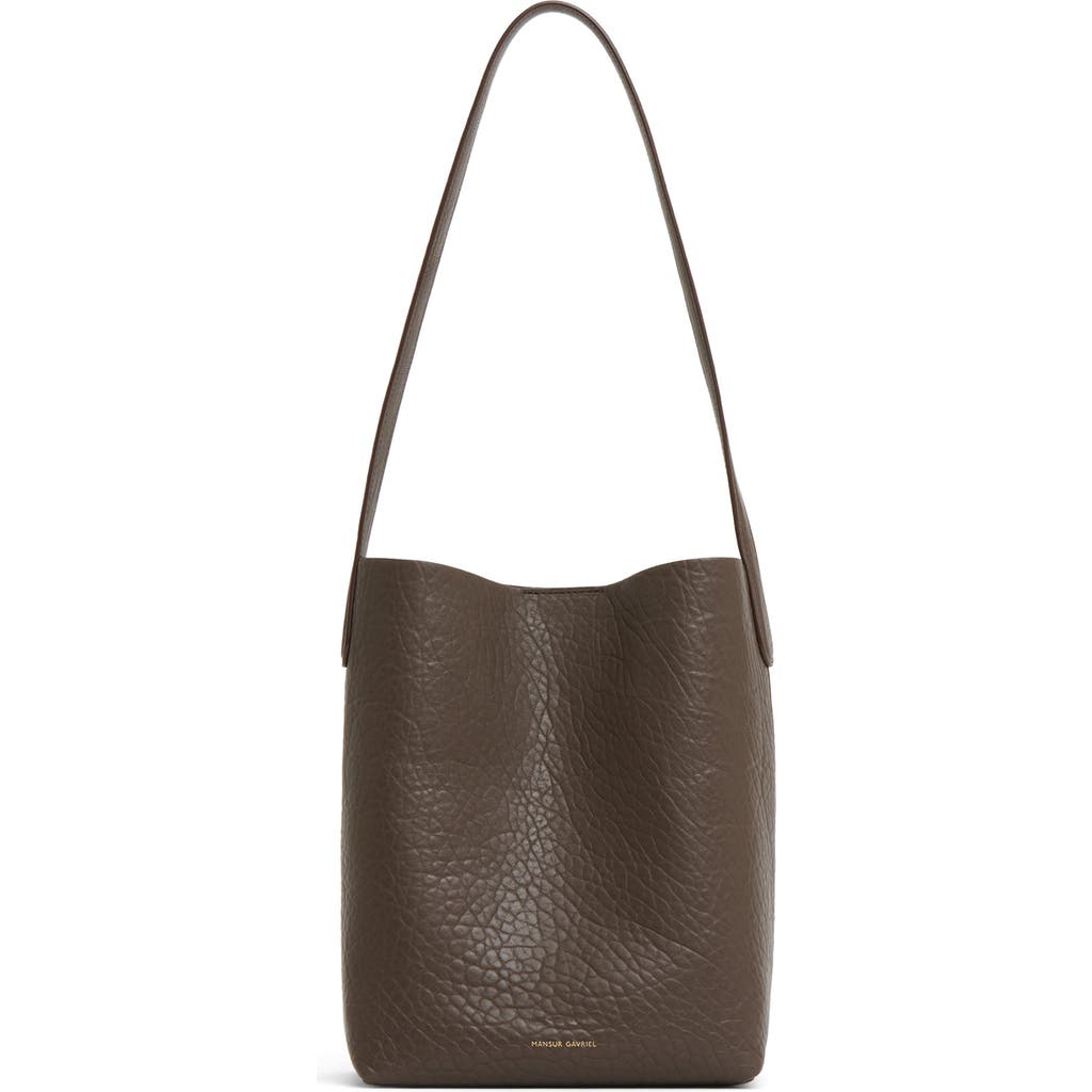 Mansur Gavriel Small Everyday Cabas Leather Tote In Black