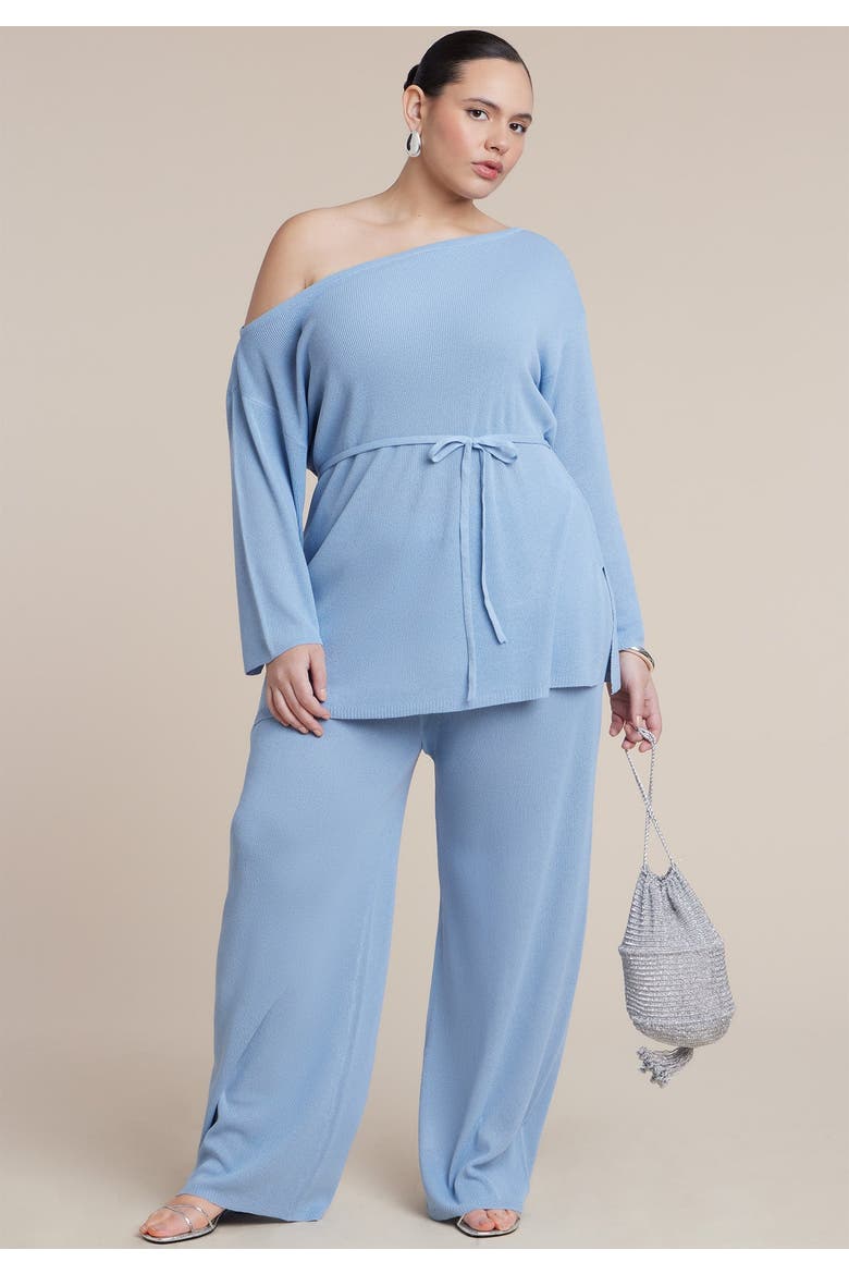 Semi Sheer Knit Pant, Alternate, color, ALLURE