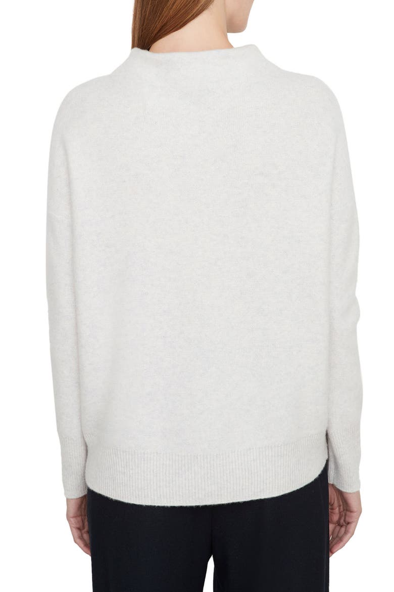 Boiled Cashmere Funnel Neck Pullover, Alternate, color, H PALE IRIS