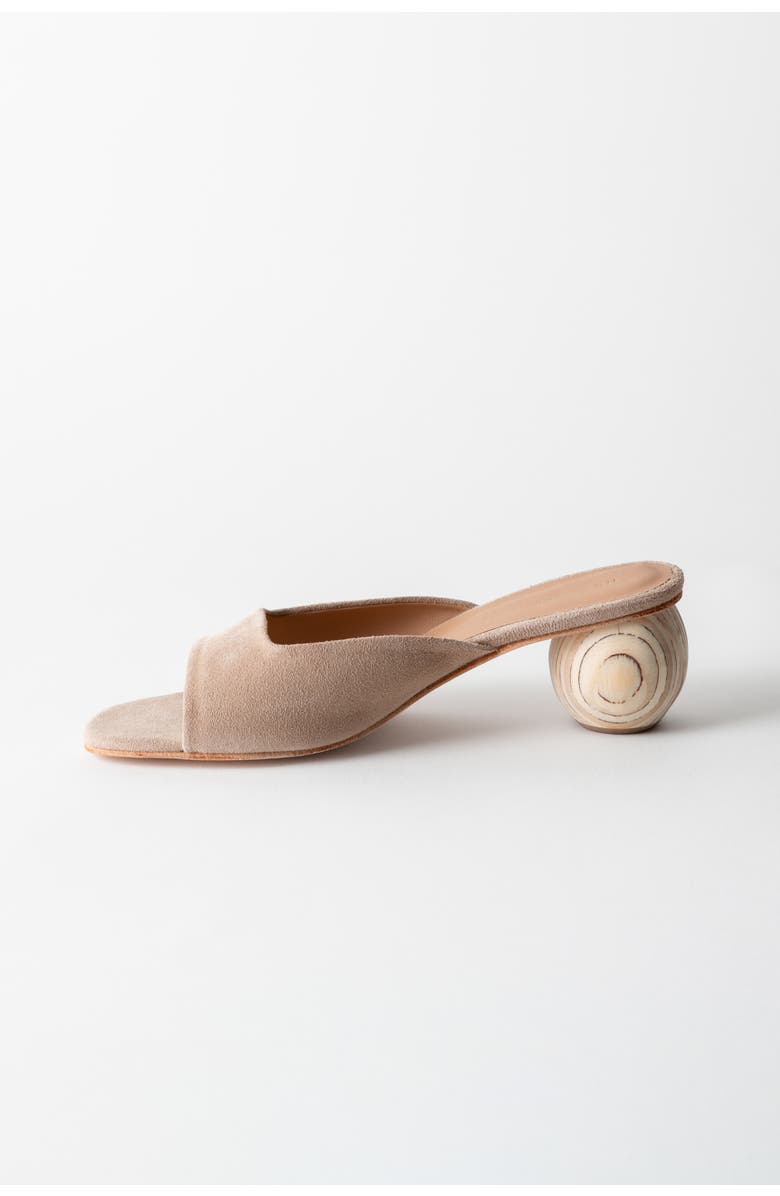 Huma Blanco Noa Slide Sandal, Alternate, color, Latte Suede