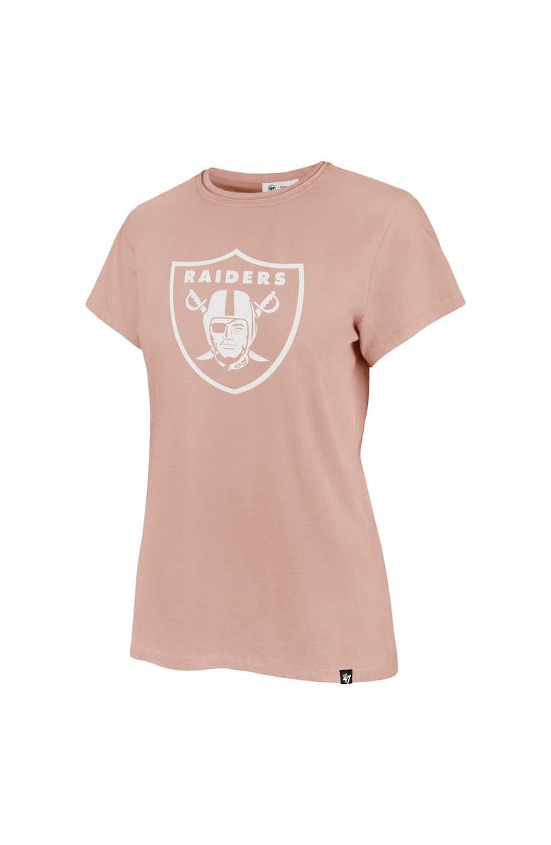 '47 Women's '47  Light Pink Las Vegas Raiders Premier Frankie T-Shirt, Alternate, color, Light Pink