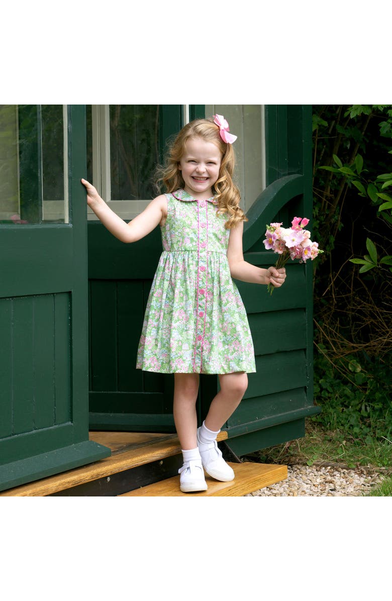 Rachel Riley Garden Button-Front Dress, Alternate, color,