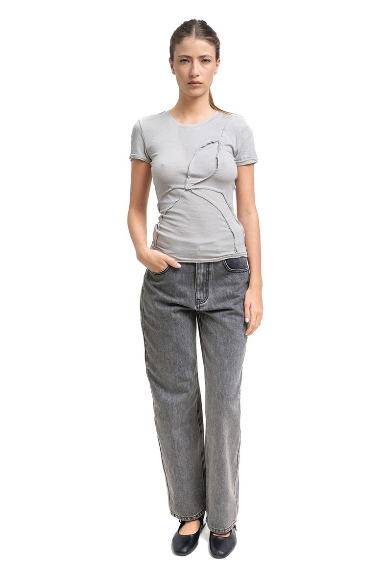 Papper T-Shirt, Main, color, Gray