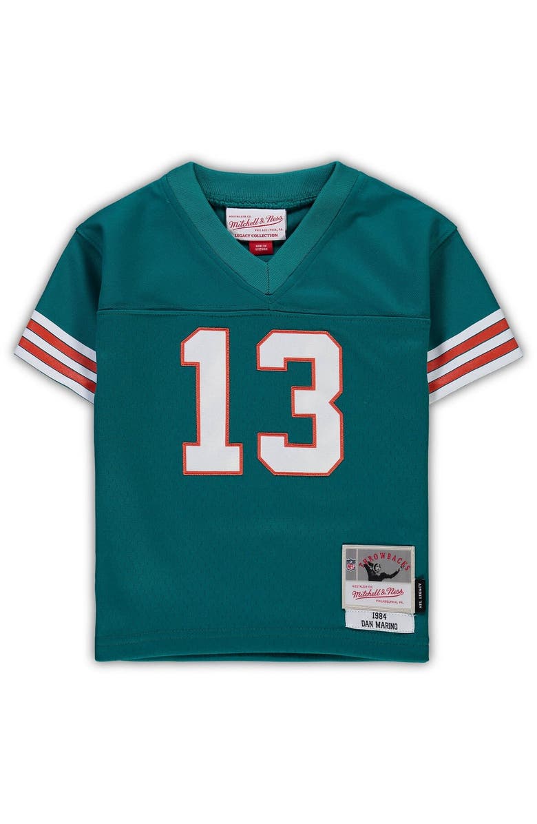 Mitchell & Ness Infant Mitchell & Ness Dan Marino Aqua Miami Dolphins 1984 Retired Legacy Jersey, Alternate, color, Aqua