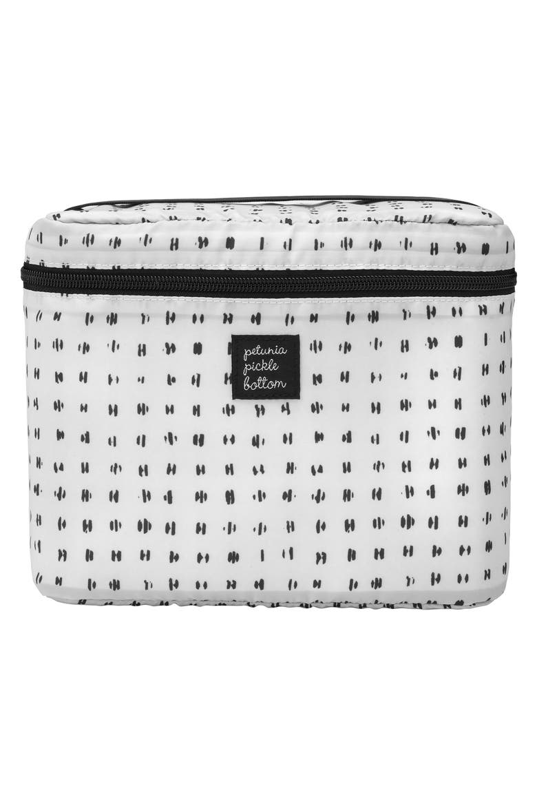 Prompt Checker Stitch Print 4-Piece Breast Pump Storage Kit, Alternate, color, QUILL