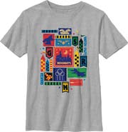 HARRY POTTER Boy's Harry Potter Quidditch Collage  Graphic T-Shirt