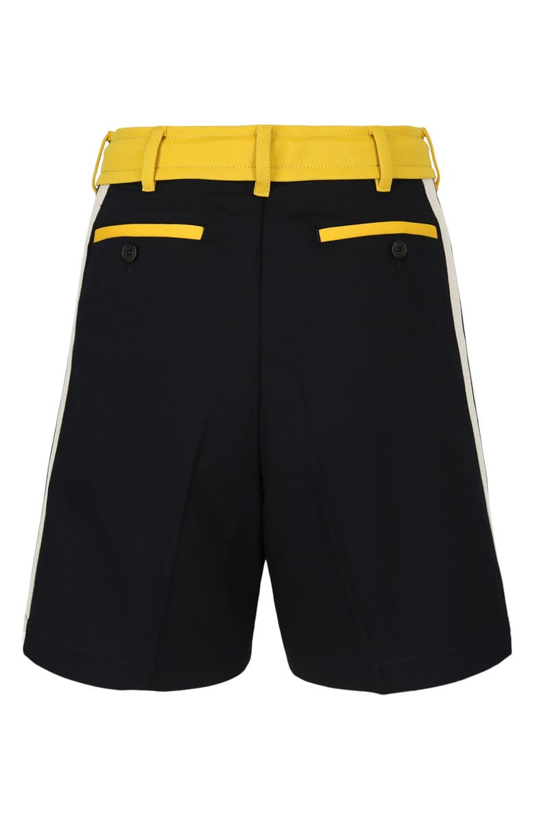 Palm Angels Track Belt Shorts, Alternate, color, 