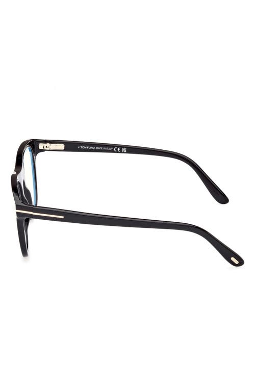 Tom Ford 51mm Square Blue Light Blocking Optical Glasses