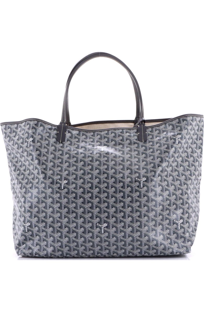 Pre-Owned Goyard Saint Louis Tote Coated Canvas GM, Alternate, color, Gray