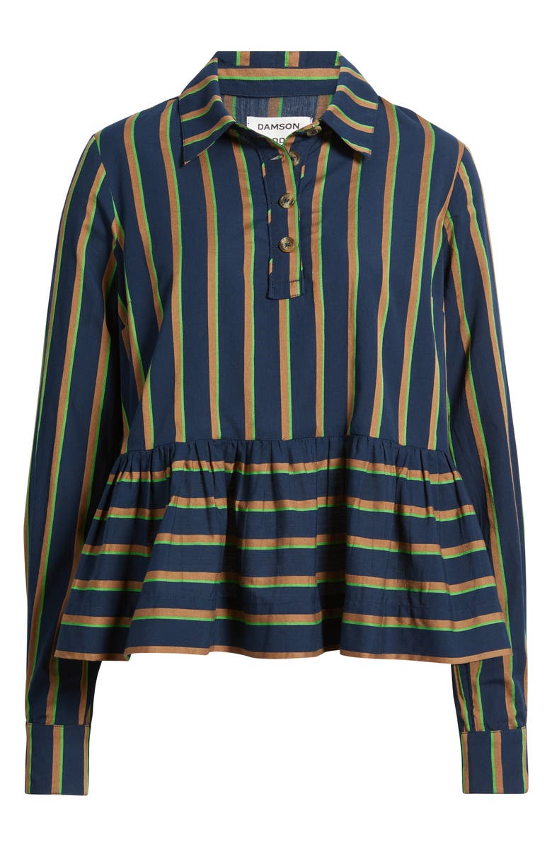 Damson Madder Kinsley Stripe Long Sleeve Shirt, Alternate, color, Navy