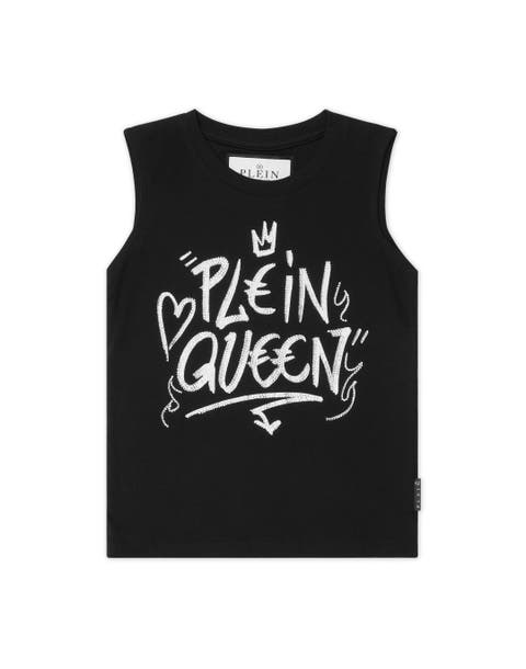 Sleeveless T-shirt Sexy Pure Crystal Girl