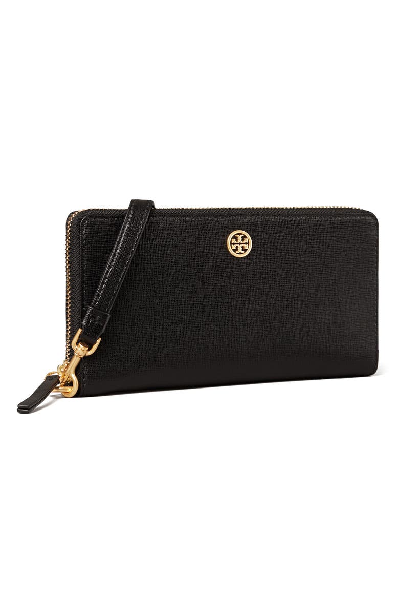 Tory Burch Robinson Zip Slim Wallet, Alternate, color,