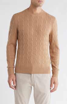 Hetico Cable Stitch Virgin Wool & Cashmere Sweater