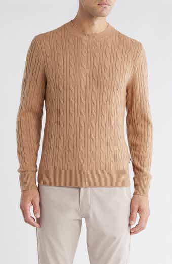 Hetico Cable Stitch Virgin Wool & Cashmere Sweater