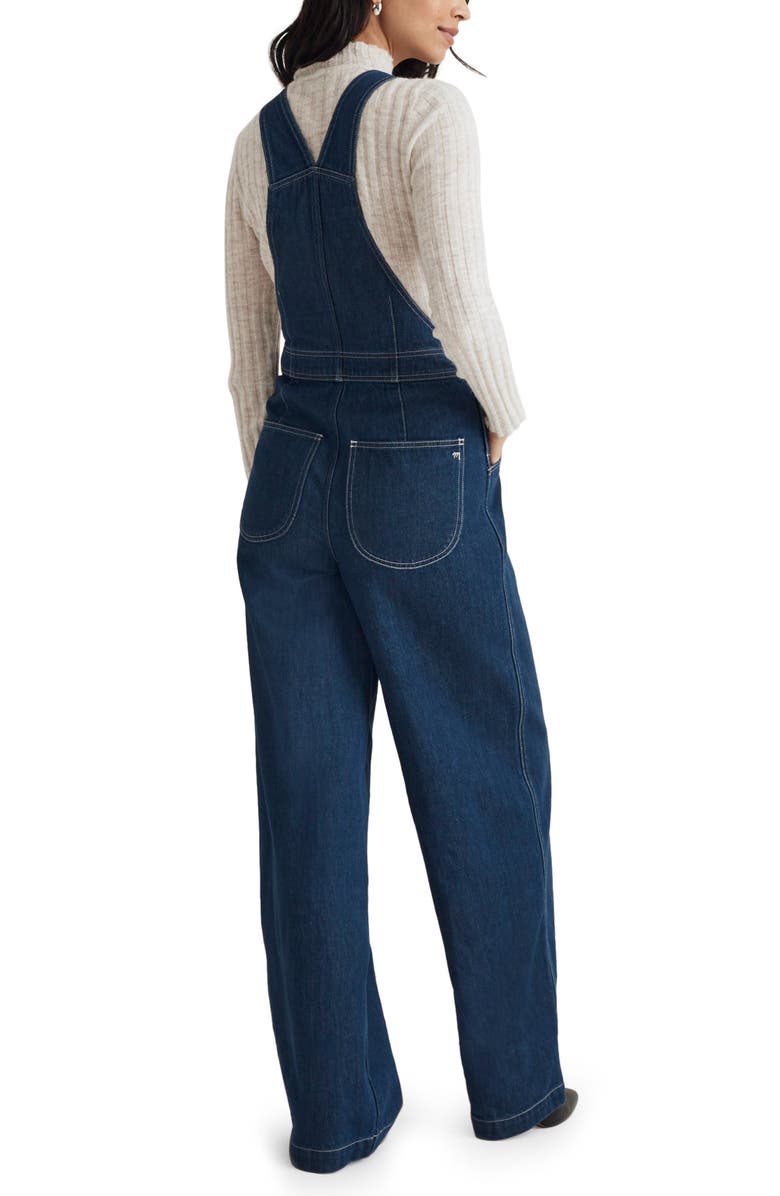 Madewell Superwide-Leg Overalls, Alternate, color,