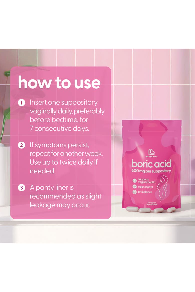 Boric Acid Capsules, 30ct, Alternate, color, None