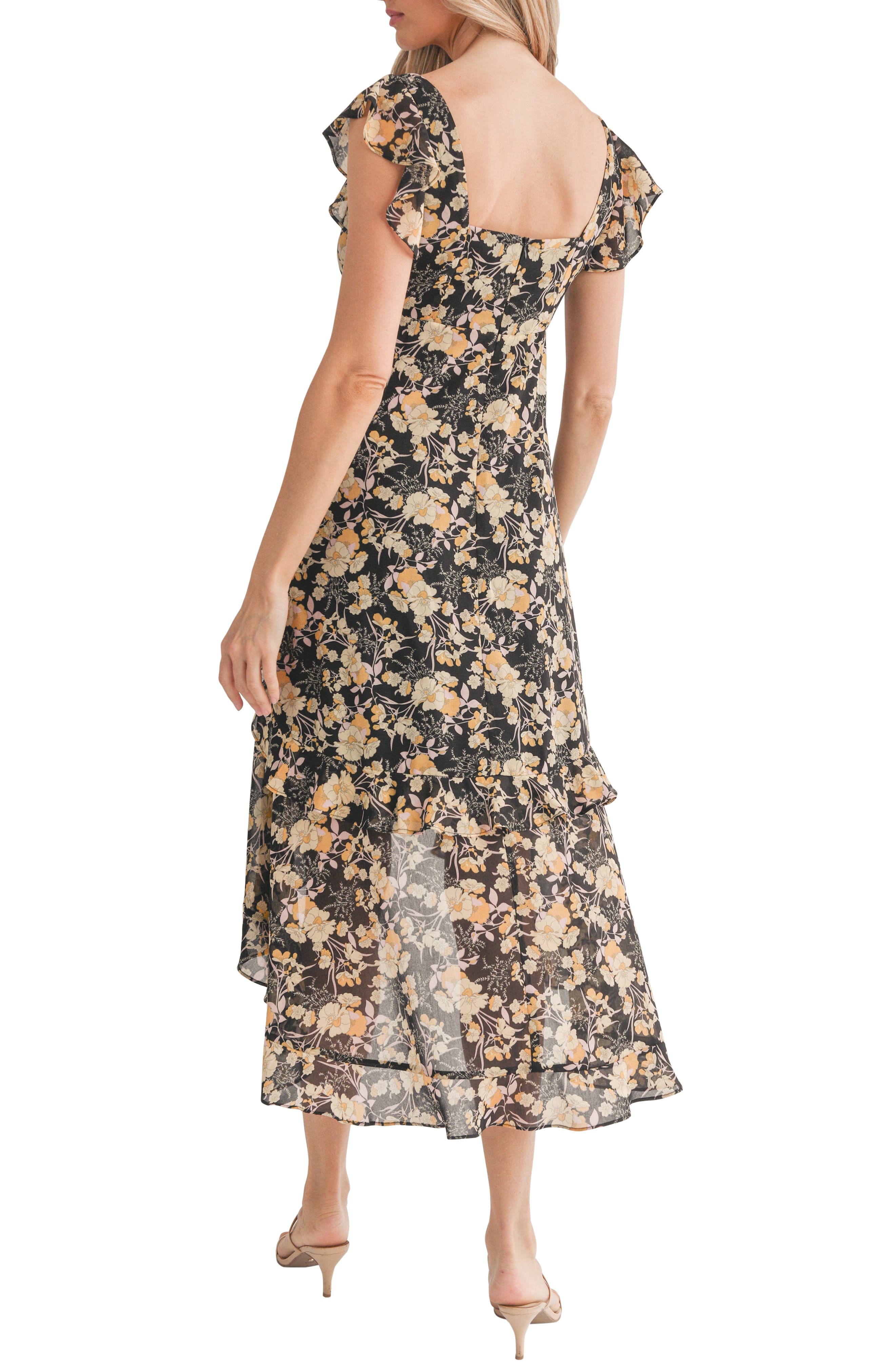 Lush High Low Midi Dress (Women) | Nordstromrack