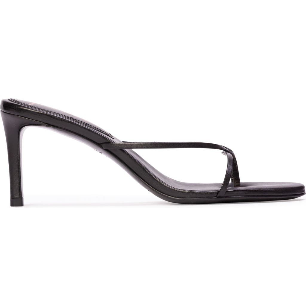 Black Suede Studio Gem 65 Sandal In Black
