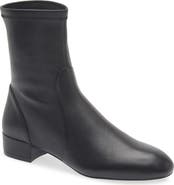 Stuart Weitzman Odetta City 25 Stretch Leather Bootie