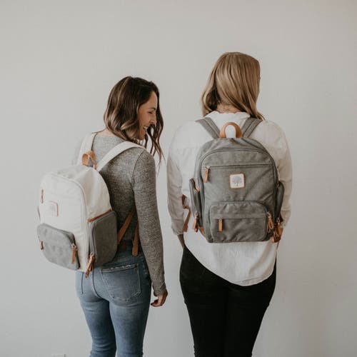 Parker Baby Co. Birch Bag Mini Diaper Backpack In Gray