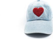 Rey To Z Terry Heart Baseball Hat - Adult