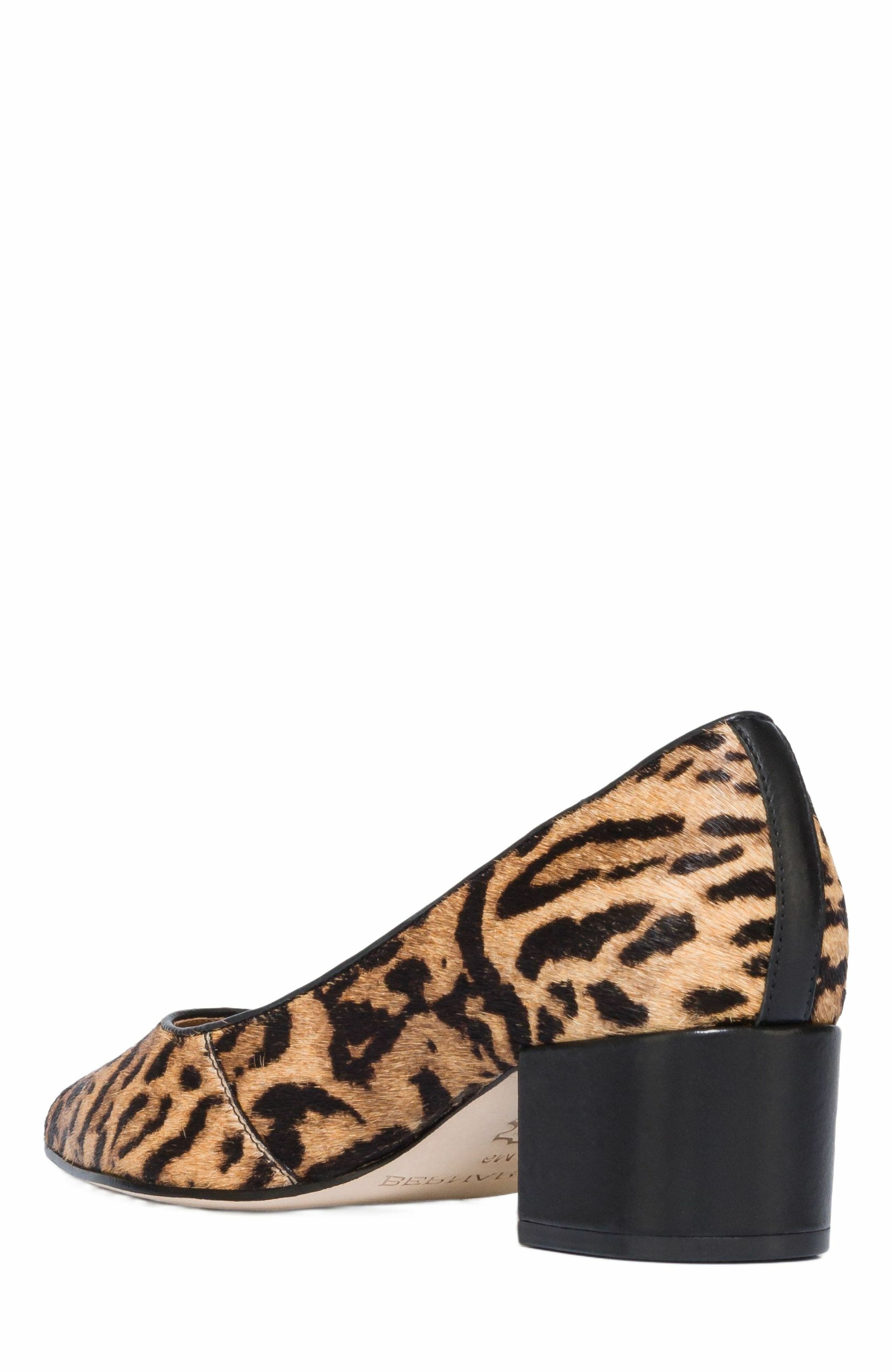Bernardo Footwear Milie Haircalf Block Heel Pump, Alternate, color, 