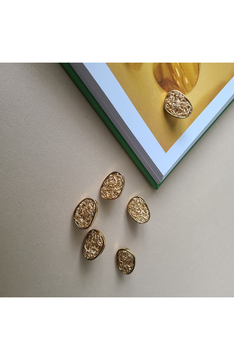 Daniela Millan Jewelry Vida Stud Earrings, Alternate, color, Gold