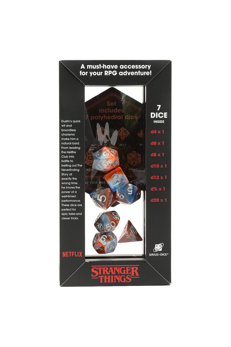 Adventure Dice 7 Piece RPG Set, Alternate, color, Multicolored