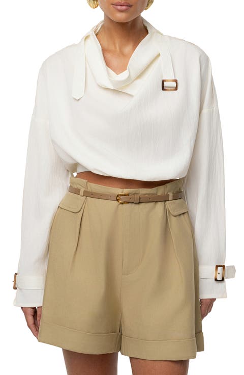Wanderlust Long Sleeve Crop Top