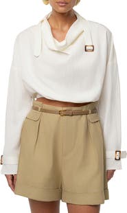 JLUXLABEL Wanderlust Long Sleeve Crop Top
