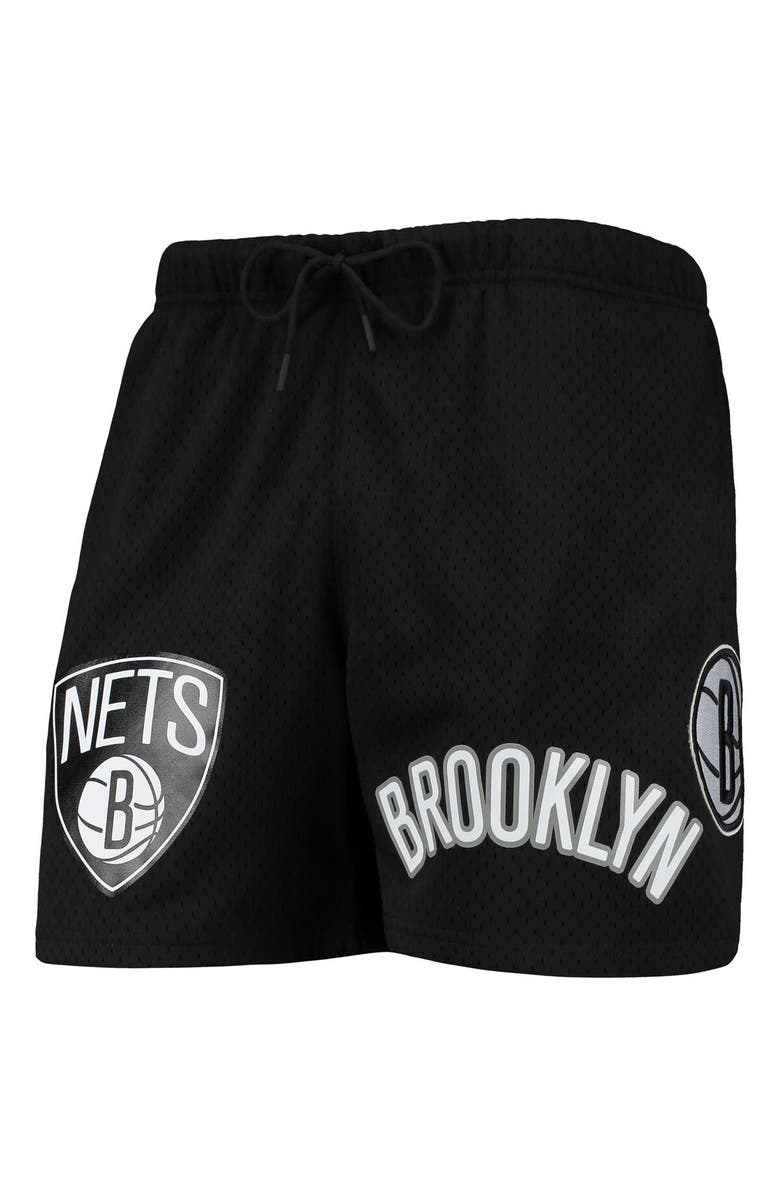 PRO STANDARD Men's Pro Standard Black Brooklyn Nets Mesh Capsule Shorts, Alternate, color, Black
