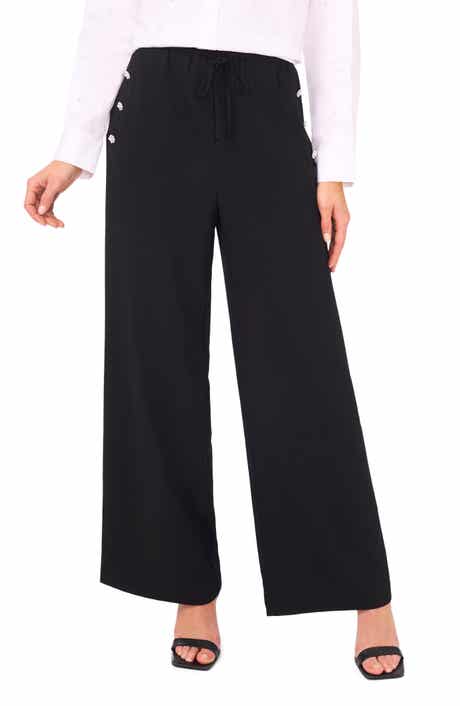 CeCe Pull-On Wide Leg Drawstring Pants