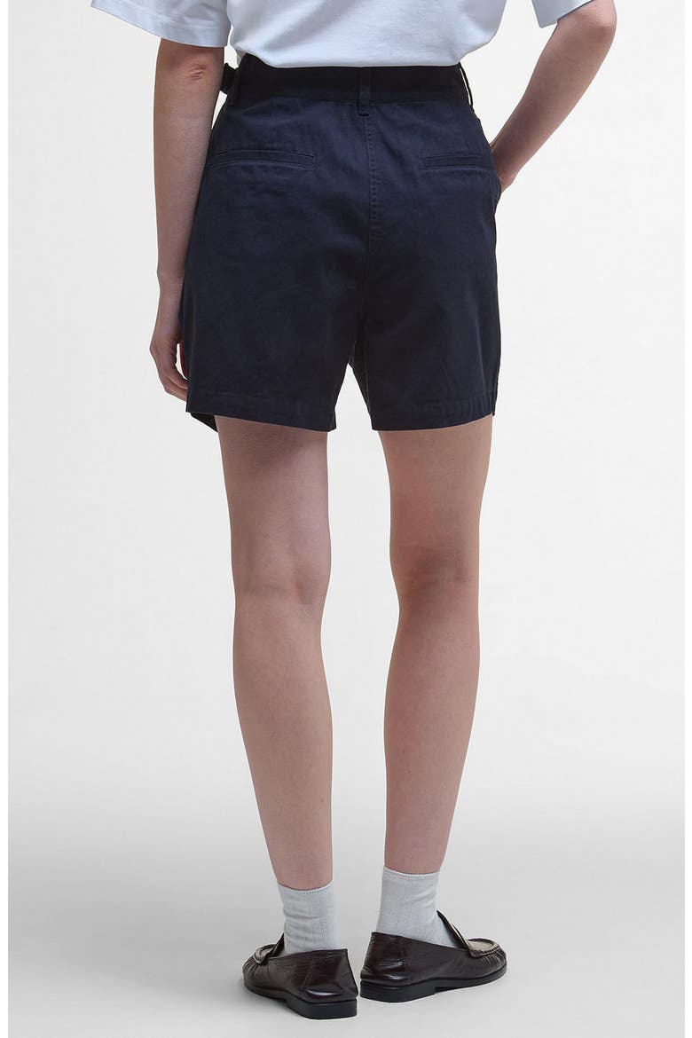 Cecile Cotton Twill Shorts, Alternate, color, NAVY