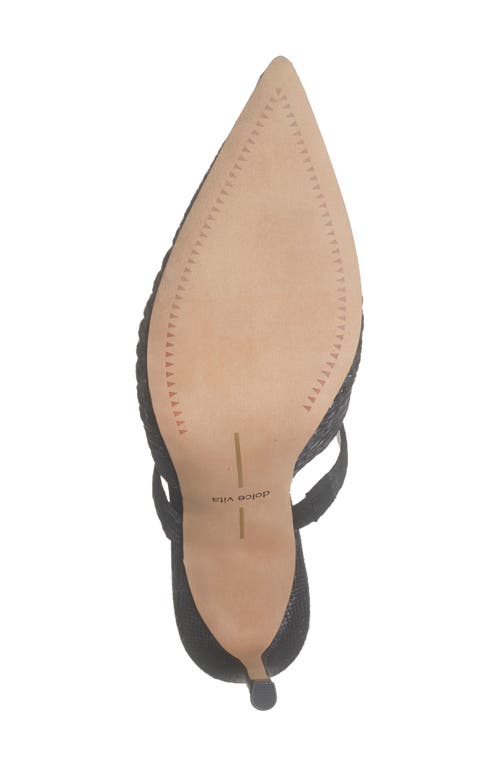 Dolce Vita Kaline Pointed Toe Mule In Onyx