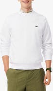 Lacoste Lightweight Cotton Fleece Crewneck Sweatshirt
