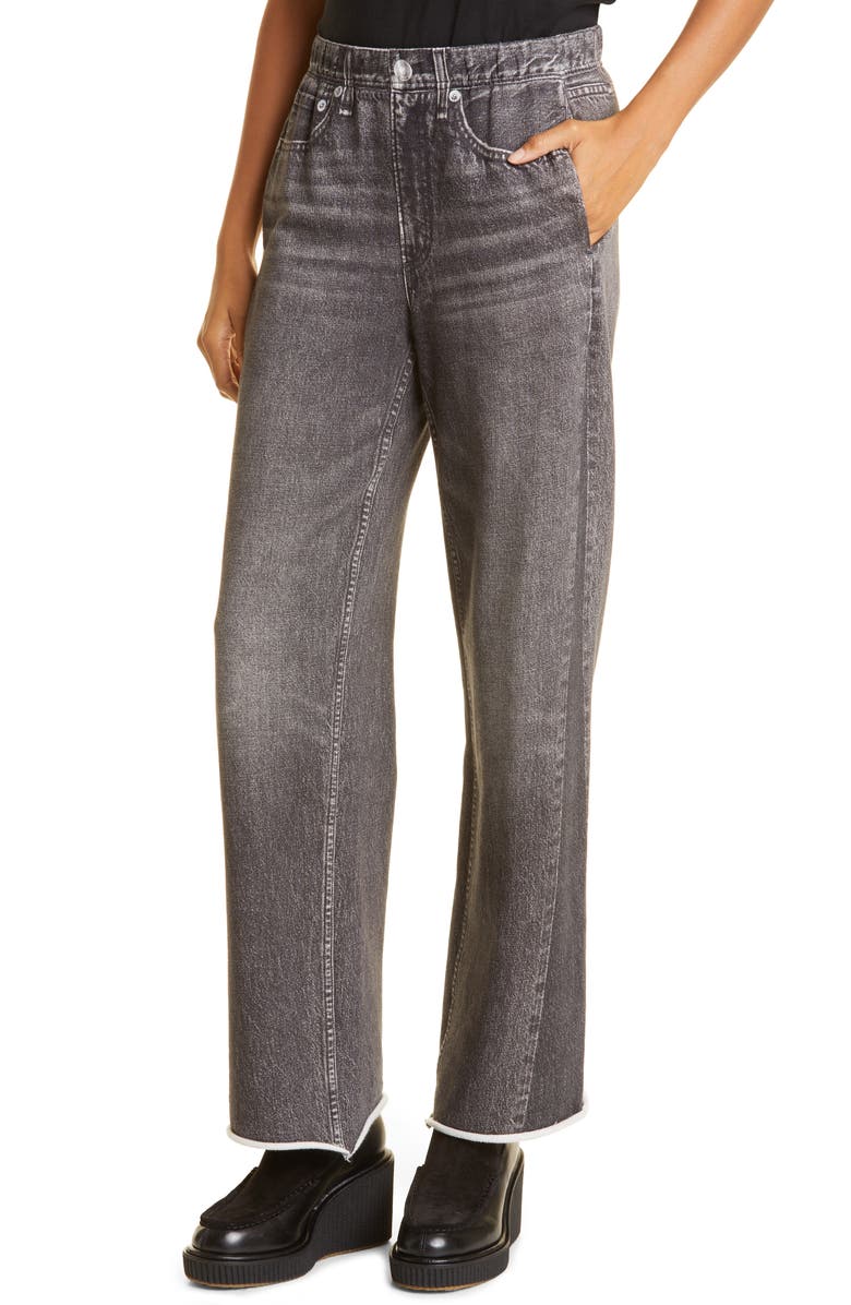 rag & bone Miramar Wide Leg Pants, Alternate, color, 