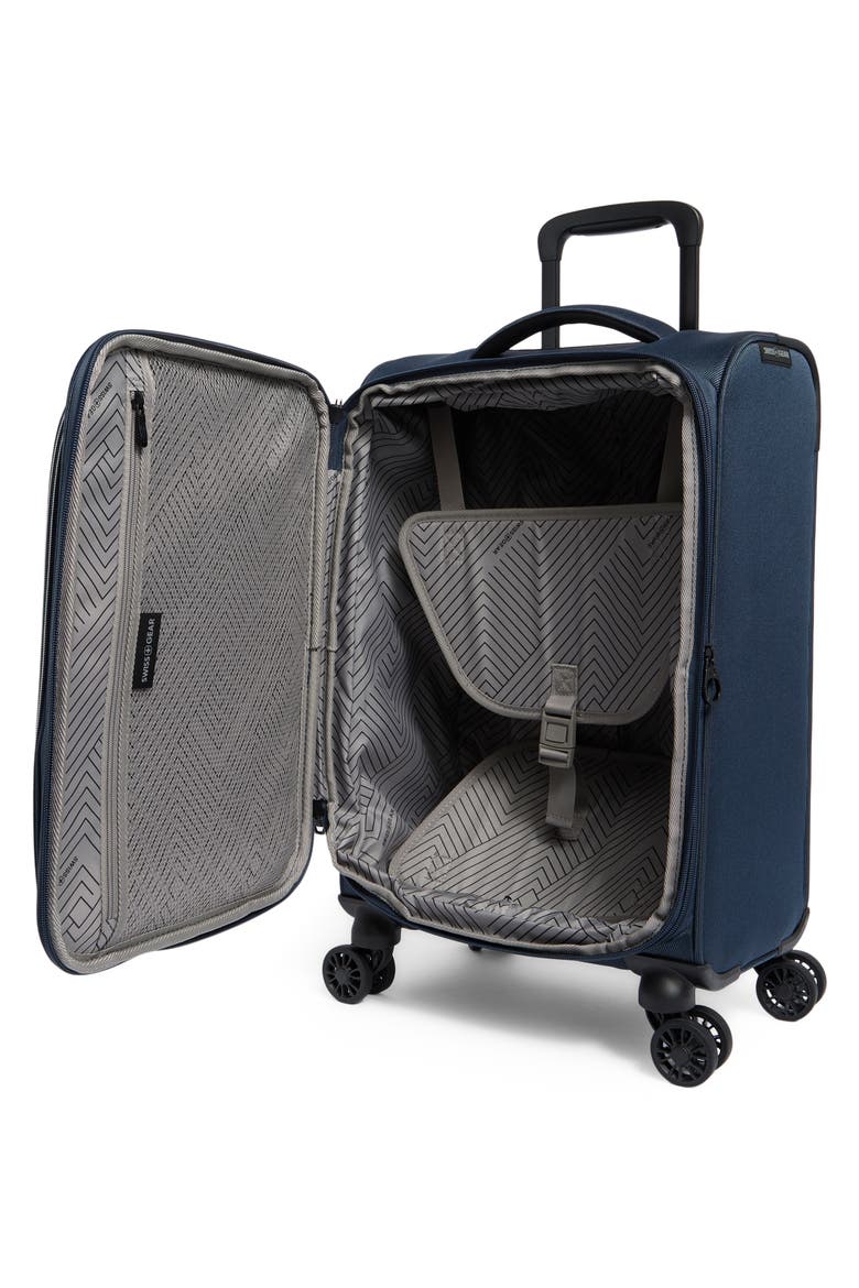 19-Inch Softside Spinner Carry-On Luggage, Alternate, color, NAVY