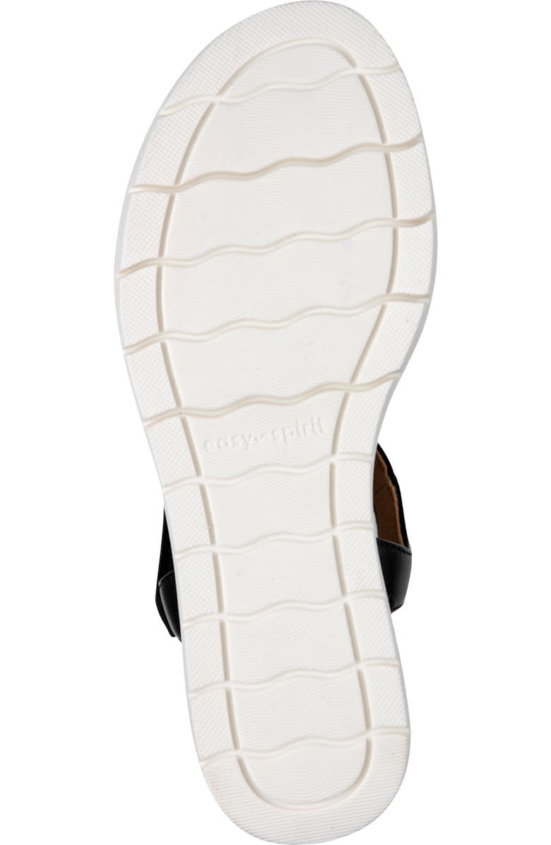 Easy Spirit Edythe Wedge Sandal, Alternate, color, Black
